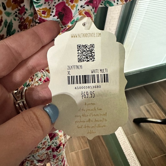 Altar'd State Floral Romper - Picture 2 of 2